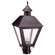 Boston One Light Post Mount in Dark Brass (196|1113-DB-CIM-FST)