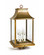 Rockland Four Light Post Mount in Antique Brass (196|11333-AB-LT4-CLR)