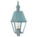 Boston One Light Post Mount in Verdi Gris (196|1133-VG-CIM-CLR)