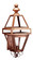 Boston One Light Wall Mount in Antique Copper (196|1221-AC-CIM-CLR)