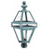 Boston One Light Post Mount in Verdi Gris (196|1223-VG-CIM-SMG)