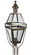Boston One Light Post Mount in Dark Antique Brass (196|1253-DAB-CIM-CLR)