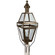 Boston One Light Post Mount in Dark Antique Brass (196|1253-DAB-CIM-CSG)