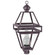 Boston One Light Post Mount in Dark Brass (196|1273-DB-CIM-SMG)