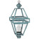 Boston One Light Post Mount in Verdi Gris (196|1273-VG-CIM-SMG)