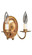 Sconce Two Light Wall Sconce in Antique Brass (196|129-AB-LT2)