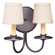 Sconce Two Light Wall Sconce in Dark Brass (196|142-DB-LT2-SHD)