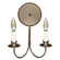 Sconce Two Light Wall Sconce in Dark Antique Brass (196|144-DAB-LT2)