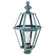 Boston One Light Post Mount in Verdi Gris (196|1623-VG-CIM-CLR)