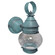 Cageless One Light Wall Mount in Verdi Gris (196|2015-VG-MED-CLR)
