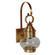 Cageless One Light Wall Mount in Antique Brass (196|2031-AB-MED-CSG)