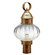 Cageless One Light Post Mount in Antique Brass (196|2043-AB-MED-OPT)