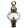 Cageless One Light Post Mount in Dark Antique Brass (196|2043-DAB-MED-CSG)