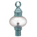 Cageless One Light Post Mount in Verdi Gris (196|2043-VG-MED-CLR)