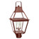 Uxbridge Three Light Post Mount in Antique Copper (196|2243-AC-LT3-FST)