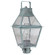 Uxbridge One Light Post Mount in Verdi Gris (196|2243-VG-CIM-CLR)