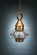 Onion One Light Hanging Lantern in Antique Brass (196|2512-AB-MED-OPT)