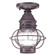 Onion One Light Flush Mount in Dark Brass (196|2514-DB-MED-CLR)