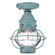 Onion One Light Flush Mount in Verdi Gris (196|2514-VG-MED-CSG)