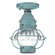 Onion One Light Flush Mount in Verdi Gris (196|2514-VG-MED-OPT)