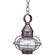 Onion One Light Hanging Lantern in Dark Brass (196|2522-DB-MED-CSG)
