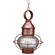 Onion One Light Hanging Lantern in Antique Copper (196|2532-AC-MED-CLR)