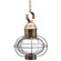 Onion One Light Hanging Lantern in Dark Antique Brass (196|2542-DAB-MED-CLR)