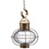 Onion One Light Hanging Lantern in Dark Antique Brass (196|2542-DAB-MED-CSG)
