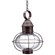 Onion One Light Hanging Lantern in Dark Brass (196|2542-DB-MED-CLR)