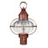 Onion One Light Post Mount in Antique Copper (196|2543-AC-MED-OPT)