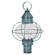Onion Three Light Post Mount in Verdi Gris (196|2543-VG-LT3-CLR)