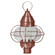 Onion Three Light Post Mount in Antique Copper (196|2573-AC-LT3-CSG)