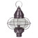 Onion One Light Post Mount in Dark Brass (196|2573-DB-MED-CSG)