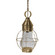 Bosc One Light Hanging Lantern in Antique Brass (196|2732-AB-MED-CSG)