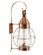 Bosc One Light Wall Mount in Antique Copper (196|2741-AC-MED-CLR)