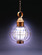 Round Onion One Light Hanging Lantern in Antique Brass (196|2842-AB-MED-OPT)