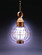 Round One Light Hanging Lantern in Antique Brass (196|2842-AB-MED-OPT)