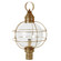 Round One Light Post Mount in Antique Brass (196|2853-AB-MED-CLR)