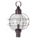 Round One Light Post Mount in Dark Brass (196|2853-DB-MED-CSG)