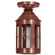 Heal One Light Flush Mount in Antique Copper (196|3314-AC-MED-CSG)