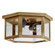 Flush Two Light Flush Mount in Antique Brass (196|4604-AB-MED2-CSG)