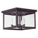 Flush Three Light Flush Mount in Dark Brass (196|4904-DB-LT3-CLR)