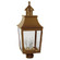 Sharon Three Light Post Mount in Antique Brass (196|5543-AB-LT3-CLR)