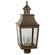 Sharon Three Light Post Mount in Antique Brass (196|5543-AB-LT3-CSG)