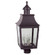 Sharon Three Light Post Mount in Dark Brass (196|5543-DB-LT3-CSG)