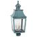 Sharon Three Light Post Mount in Verdi Gris (196|5543-VG-LT3-CLR)