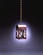 Adams One Light Hanging Lantern in Dark Brass (196|6012-DB-MED-CLR)