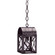 Adams One Light Hanging Lantern in Dark Brass (196|6012-DB-MED-SMG)