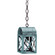 Adams One Light Hanging Lantern in Verdi Gris (196|6012-VG-MED-CLR)
