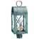 Adams Three Light Post Mount in Verdi Gris (196|6053-VG-LT3-CLR)